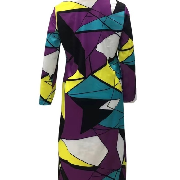 Geo Print Coat - Picture 3 of 3